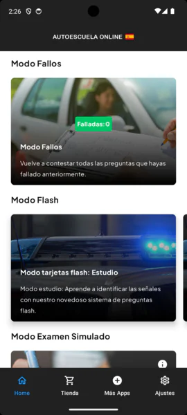 Tarjetas de Modo Fallos y Modo Flash para aprender las señales.