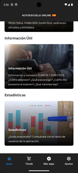 Información útil y estadísticas.